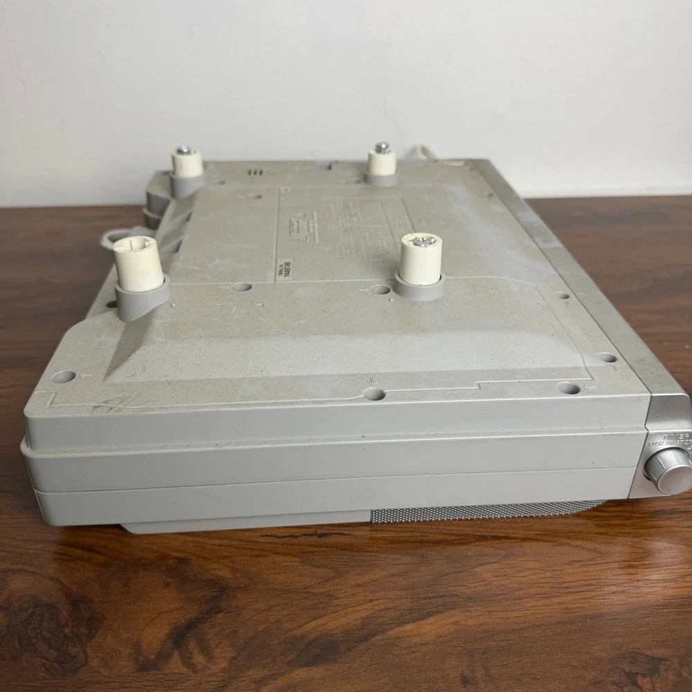 Sony ICF-CDK50 Alarm Clock Radio CD Player AM/FM Tested Working Silver